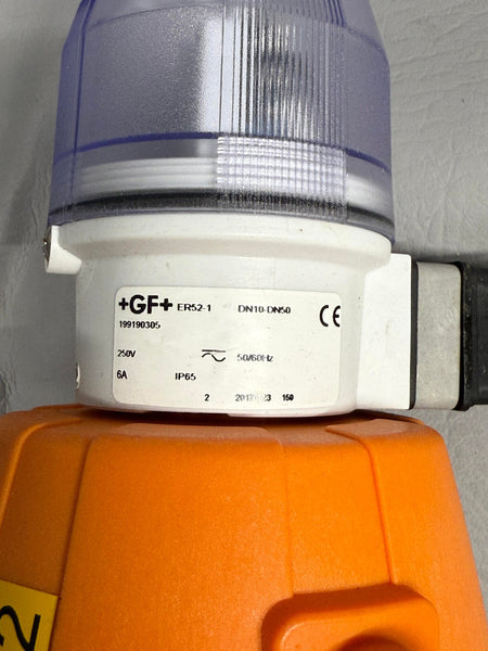 GEORG FISCHER  PNEUMATICALLY ACTUATED VALVE #5 WITH 199190305 POSITION INDICATOR