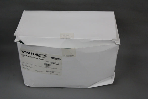 NEW CASE OF 500 VWR 1.7mL MICROCENTRIFUGE TUBES 87004-268