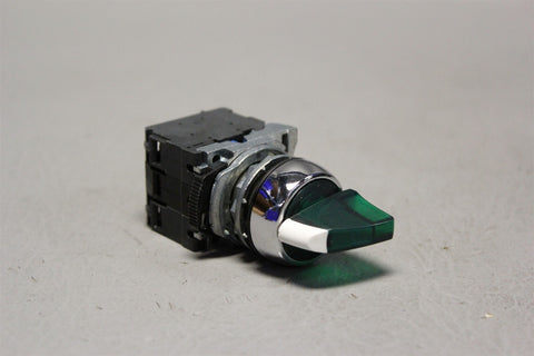 Allen-Bradley ILLUMINATED GREEN 2-POSITION SWITCH 800F-X01V