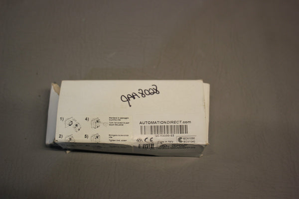 NEW AUTOMATION DIRECT SELECTOR SWITCH GCX3330-22