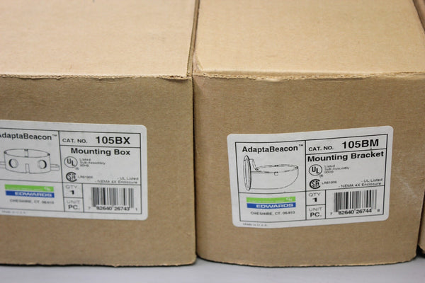 NEW EDWARDS ADAPTABEACON STROBE BEACON & ACCESSORIES 105STA-N5 105BM 105BX AMBER