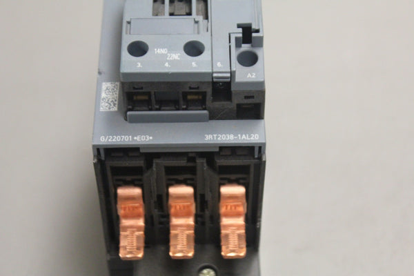 SIEMENS 3RT2038-1AL20 POWER CONTACTOR