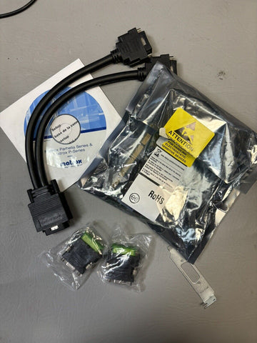 New Accessory Kit Matrox Millennium P650 Low Profile PCI Video Card P65-MDDAP64F