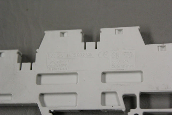 LOT OF 5 MORSETTITALIA EURO TERMINAL BLOCK QD 2.5/35