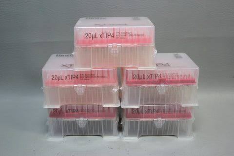 576 (5 Racks) Biotix xTIP4 20uL Micro Volume Pipette Tips Sterilized 63300931