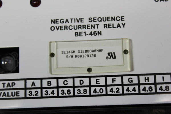 UNUSED BASLER SOLID STATE PROTECTIVE RELAY BE1-46N