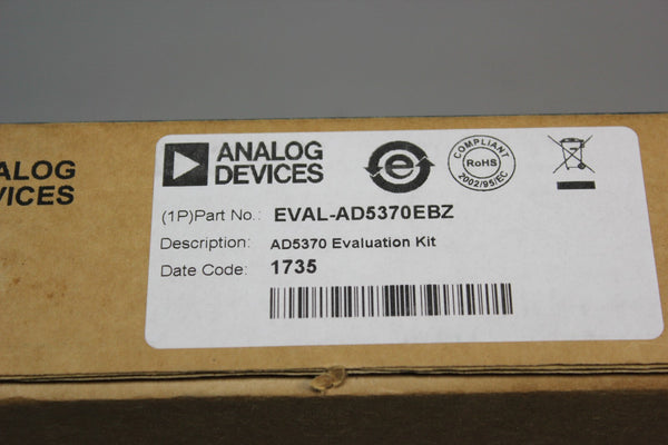 NEW ANALOG DEVICES 40CH 16BIT DAC EVALUATION BOARD KIT EVAL-AD5370EBZ 72/73EBZ