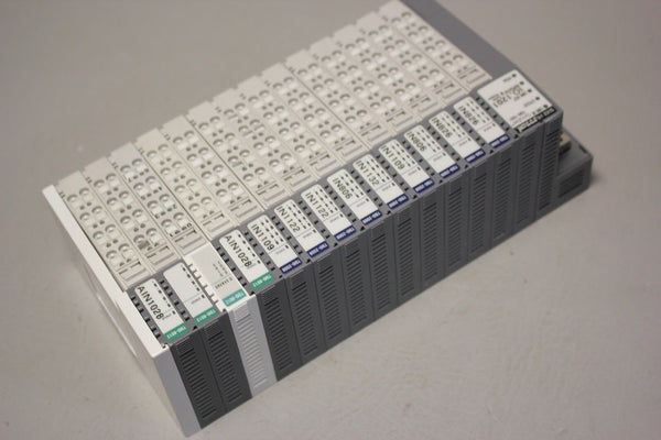 DANAHER SYQNET I/O RACK WITH 14 MODULES (1) TSIO-1001 (9) TSIO-2008 (4) TSIO-601