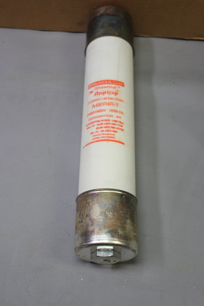 NEW GOULD SHAWMUT 2400V/4800V AMP TRAP CURRENT LIMITING FUSE A480R4R-1