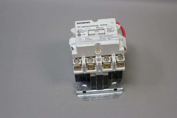 SIEMENS 30A AC LIGHTING CONTACTOR CLM0C04
