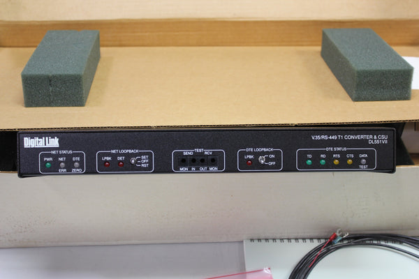 Digital Link DL551V II Converter & Csu V.35/Rs-449 T1