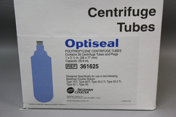 NEW BOX 50 BECKMAN COULTER OPTISEAL CENTRIFUGE TUBES  361625