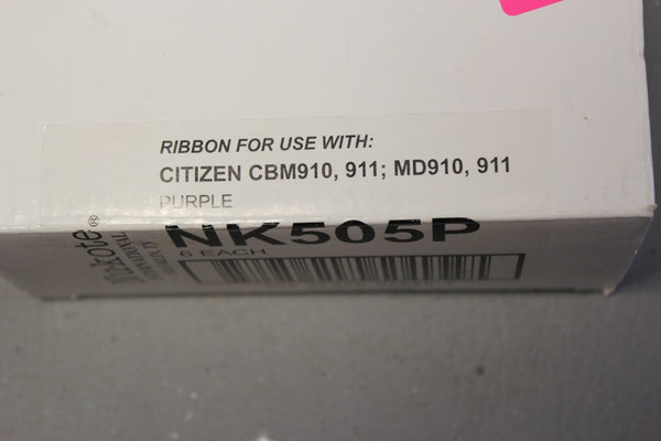 LOT OF 5 NEW NU-KOTE POS RIBBONS FOR CITIZEN CMB 910 911 MD910 911 NK505P