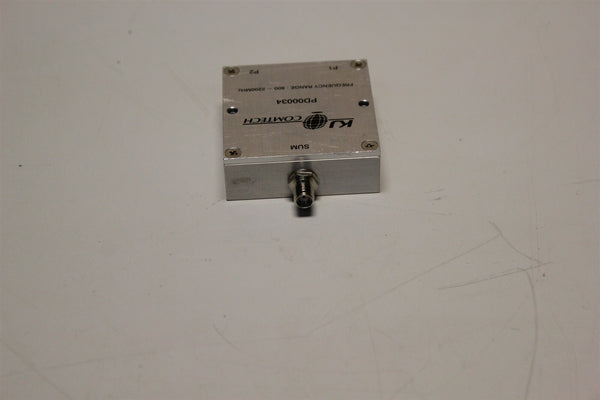 KJ COMTECH 2 WAY POWER DIVIDER PD00034 800-2200MHZ