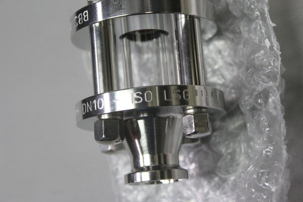NEW BURKERT TRI-CLAMP SS DN10 LINE INSPECTION FULL VIEW SIGHT GLASS BBS-3F