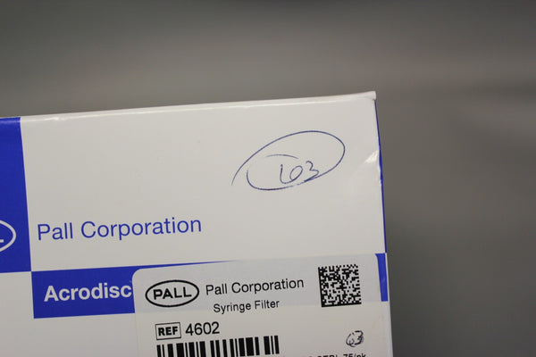 63 NEW PALL ACRODISC 13MM 0.2UM SYRINGE FILTERS 4602