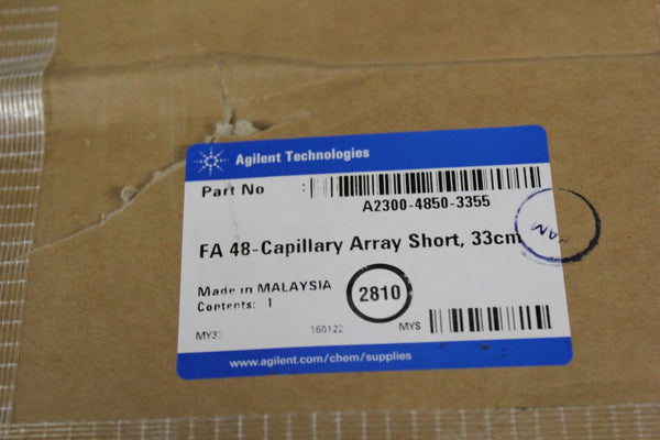 AGILENT FA 48 CAPILLARY ARRAY SHORT 33cm A2300-4850-3355 FRAGMENT ANALYZER 5300