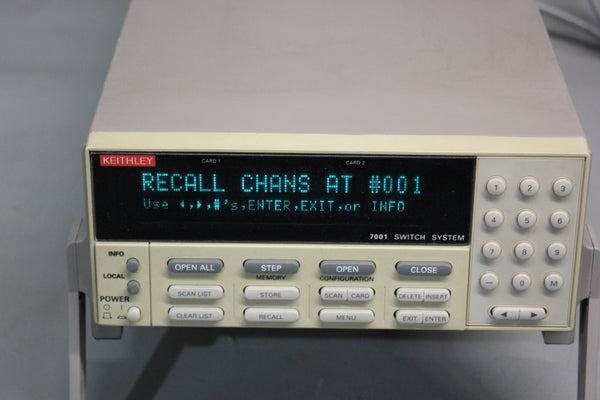 KEITHLEY 7001 SWITCH SYSTEM WITH 7057 MODULE