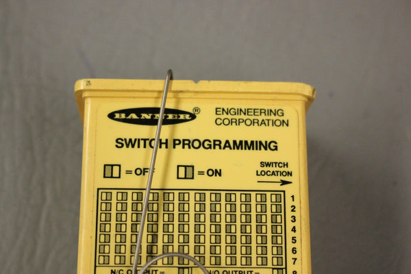BANNER SWITCH PROGRAMMING CL5B