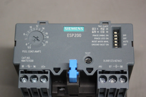 NEW SIEMENS SOLID STATE OVERLOAD RELAY  48ATD3S00 3UB8123-4DW2