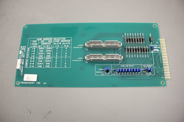 ROSEMOUNT INC EIGHT LINE COMM CONNECT  01984-2491-0001