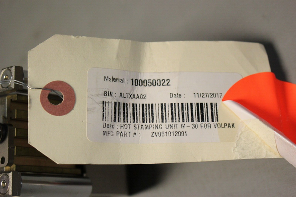 IMAJE HOT STAMPING UNIT  M-30 FOR VOLPAK A22830