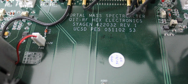 Portal Mass Spectrometer Qit Rf Hex Board Syagen 422032 Rev 1