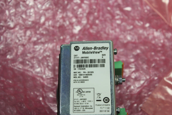 NEW ALLEN BRADLEY MOBILEVIEW JUNCTION BOX 2711T-JBIP20DC SER. A