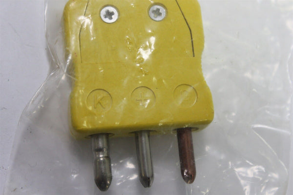 2  MARLIN 3 POLE GROUNDED THERMOCOUPLE CONNECTORS TYPE K