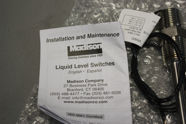 NEW MADISON LIQUID LEVEL SWITCH M5920