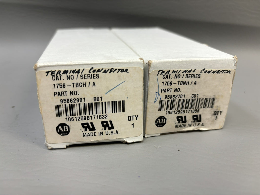 2 NEW ALLEN BRADLEY CONTROLLOGIX 1756 TERMINAL BLOCKS 756-TBCH / A