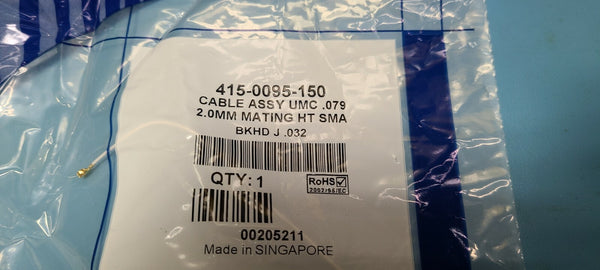 Johnson Emerson RF Cable Assy 415-0095-150