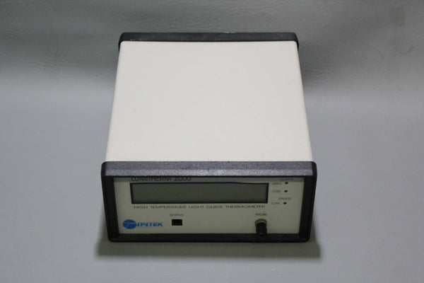IPITEK LUMITHERM 2000 HIGH TEMPERATURE LIGHT GUIDE THERMOMETER