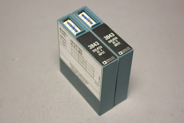 LOT OF 2 NEW ANALOG DEVICES INPUT MODULES 3B43-00