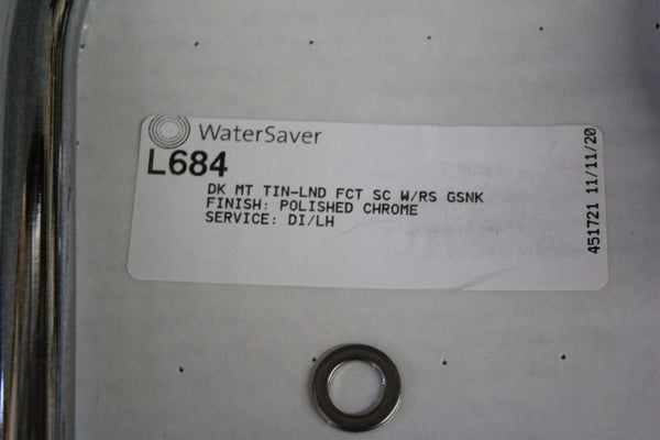 NEW WATERSAVER POLISHED CHROME LABORATORY FAUCET DI/LH L684