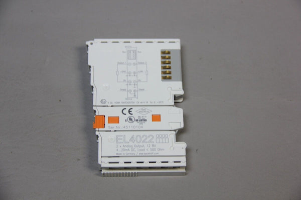 BECKHOFF 12 BIT ANALOG OUTPUT MODULE EL4022