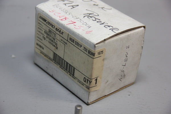NEW ZERO MAX SIZE 40 DOUBLE FLEX SERVO COUPLING SC040R-015-019