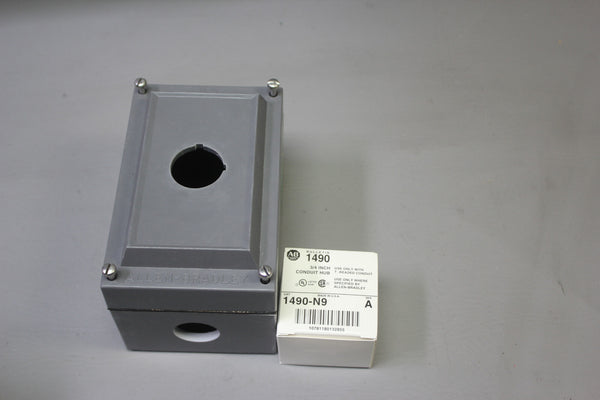 NEW ALLEN BRADLEY HAZARDOUS LOCATION ENCLOSURE WITH HUB 800R-1HZ4R B