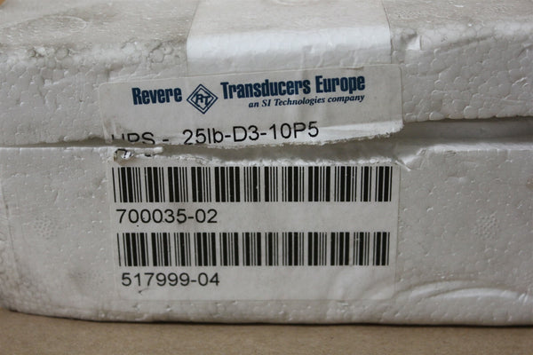 NEW REVERE TRANSDUCERS LOAD CELL HPS-25lb-D3-10P5