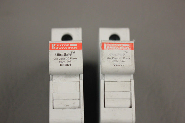 2- FERRAZ SHAWMUT FUSE HOLDER  USCC1 B213441
