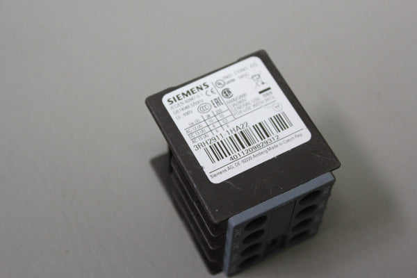Siemens Auxiliary Switch Block 3RH2911-1HA22 for Siemens Contactors