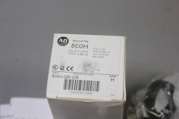 NEW ALLEN BRADLEY  PILOT LIGHT 800H-QRH2R H
