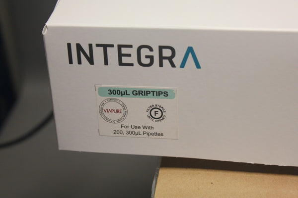 NEW BOX OF 1920 INTEGRA 300 uL GRIPTIP STERILE FILTER 20 RACKS OF 96 TIPS 4435