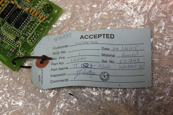 New Transtechnik TT1523-2B Adapter Board