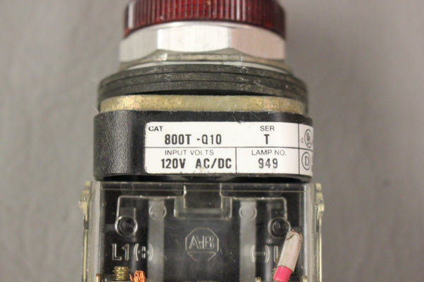 ALLEN BRADLEY PUSH BUTTON 800T-Q10