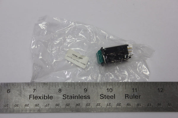  Oak Green Pushbutton Switch  6610-72137-2107