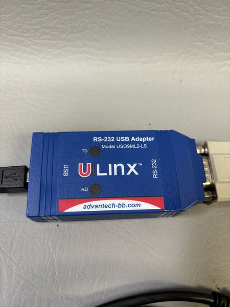 Advantech ULinx USB RS-232 USB Adapter Model: USO9ML2-LS
