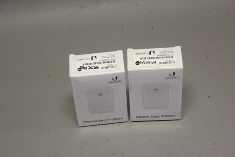NEW LOT OF 2 UBIQUITI  ETH-SP  ETHERNET SURGE PROTECTORS
