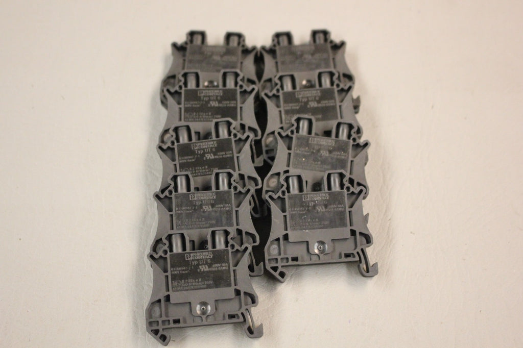 LOT OF 9 NEW PHOENIX CONTACT UT6 TERNIMAL BLOCKS
