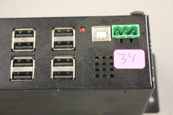 12 Port USB 2.0 Powered Hub w/ Port Status LEDs